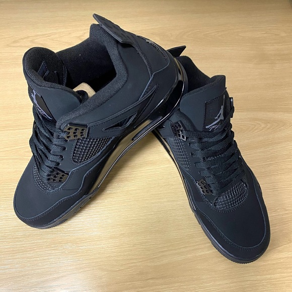 Air Jordan 4 “Black Cat” -Men’s Retro Sneakers Shoes - Picture 3 of 7